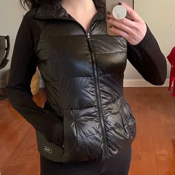 calvin klein performance down jacket
